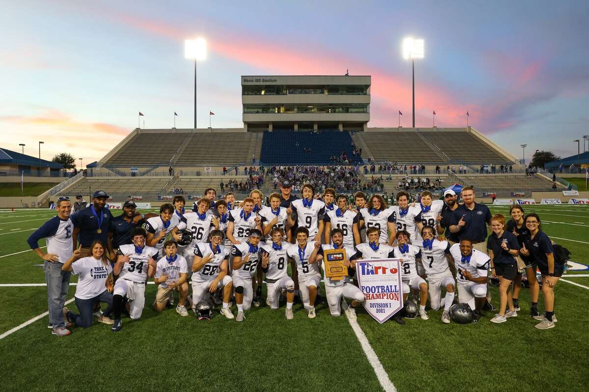 Emery-Weiner won its third TAPPS six-man state football championship Thursday with a victory over San Marcos Academy in Waco.