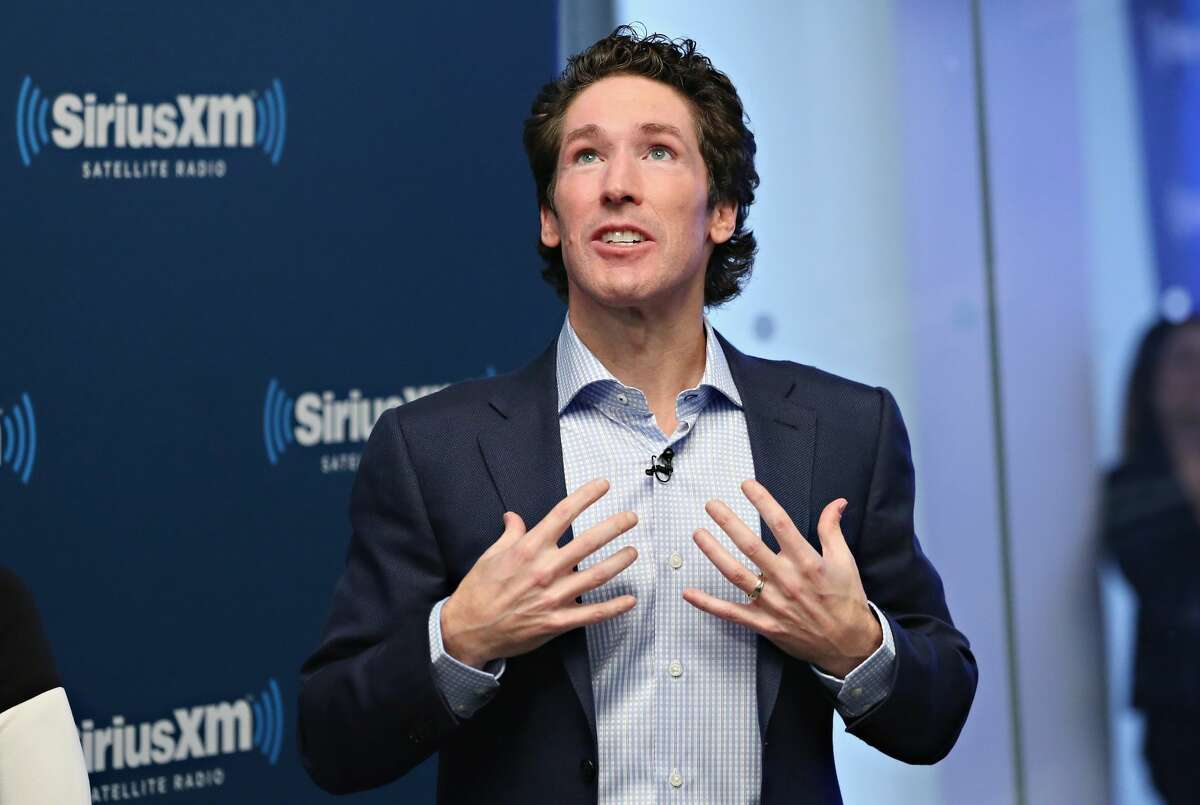 NEW YORK, NY - OCTOBER 03: Joel Osteen participates in 'Joel Osteen Live' featuring Joel and Victoria Osteen with special guests Fr. Ed Leahy, A. J. Calloway and Matt and Laurie Crouch at SiriusXM Studios on October 3, 2016 in New York City. (Photo by Cindy Ord/Getty Images)