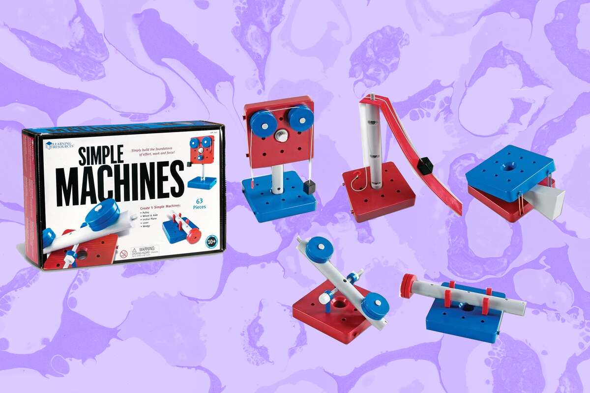 Learning Resources Simple Machines, STEM, Early Engineering Toy Set of 5, $18.98 at Amazon