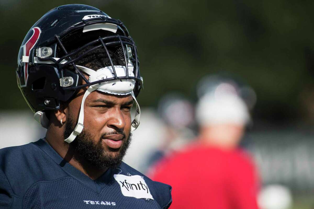 Houston’s Tytus Howard knows the ins and outs of every spot on the Texans offensive line.