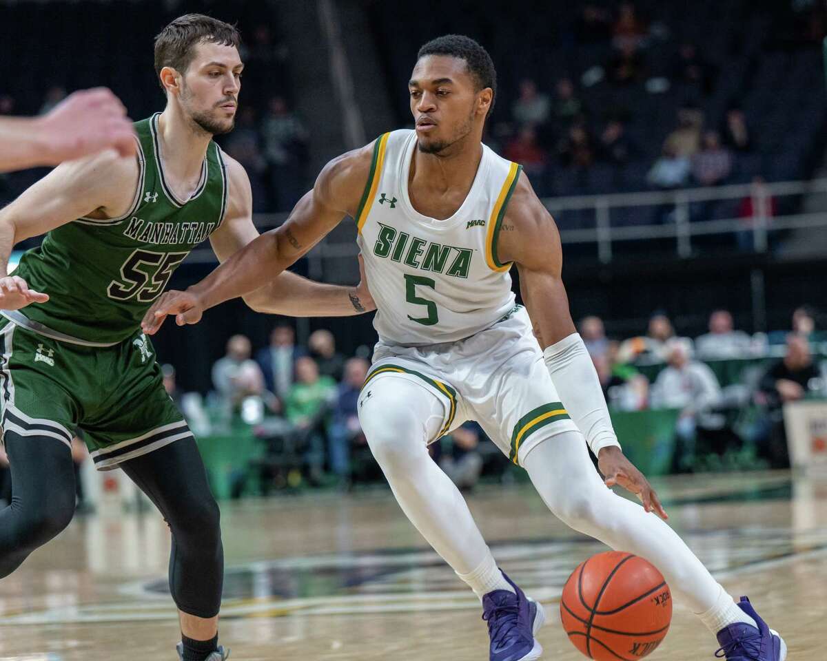 Siena fifth-year guard Jayce Johnson is among the five projected starters on Wednesday who all played in last year's 18-point loss at Georgetown. 