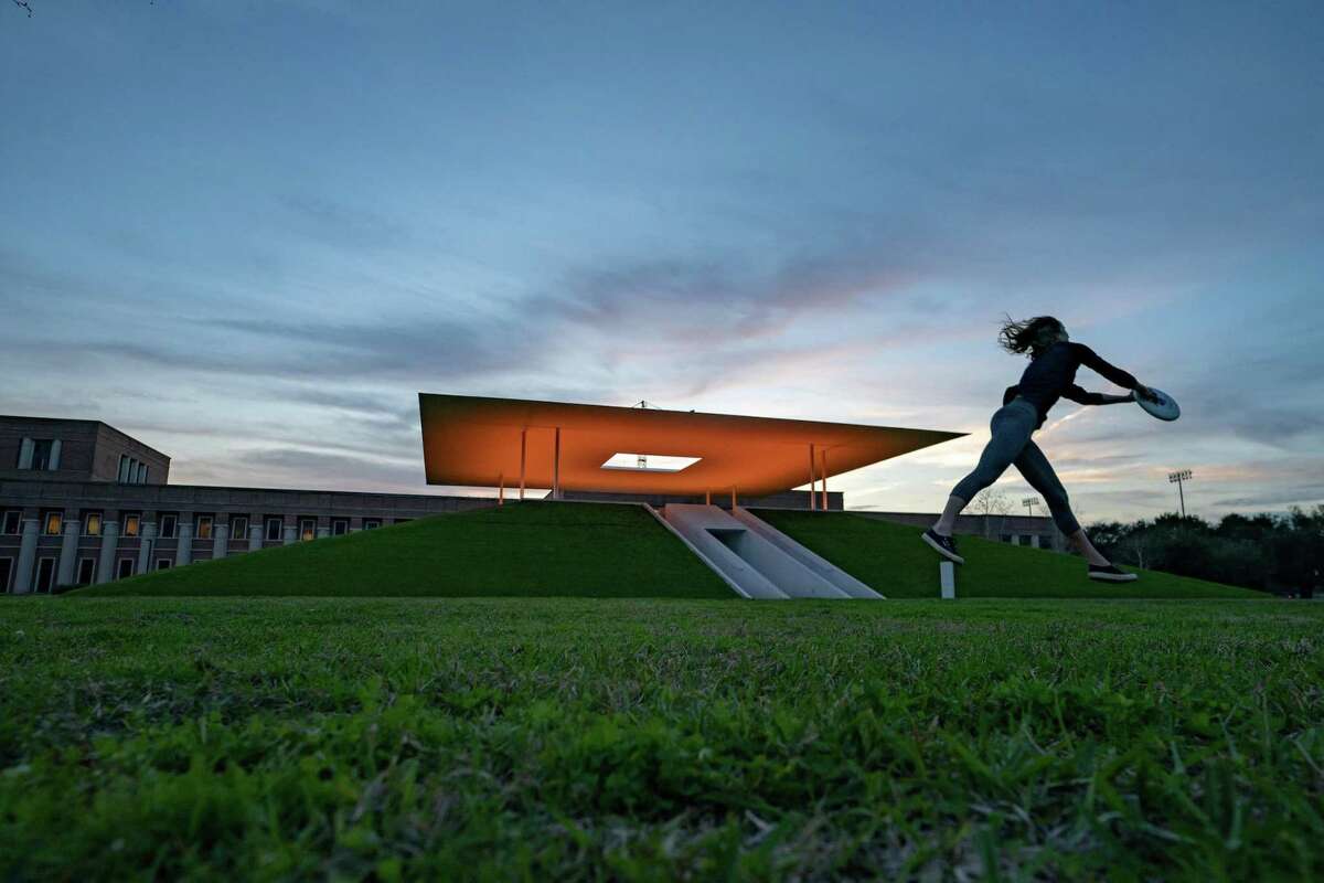 Rice University's James Turrell’s Twilight Epiphany Skyspace was built in 2012.