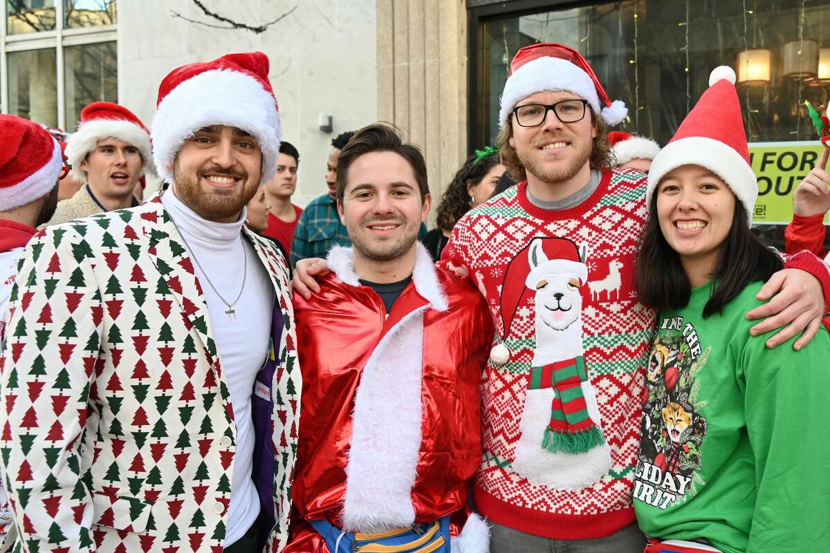 Stamford’s Santacon bar crawl returned to the city on Saturday, Dec. 4, 2021. Merrymakers dressed as Santa Claus and donning other holiday attire traversed seven locations in the city for music and drinks. Were you SEEN?
