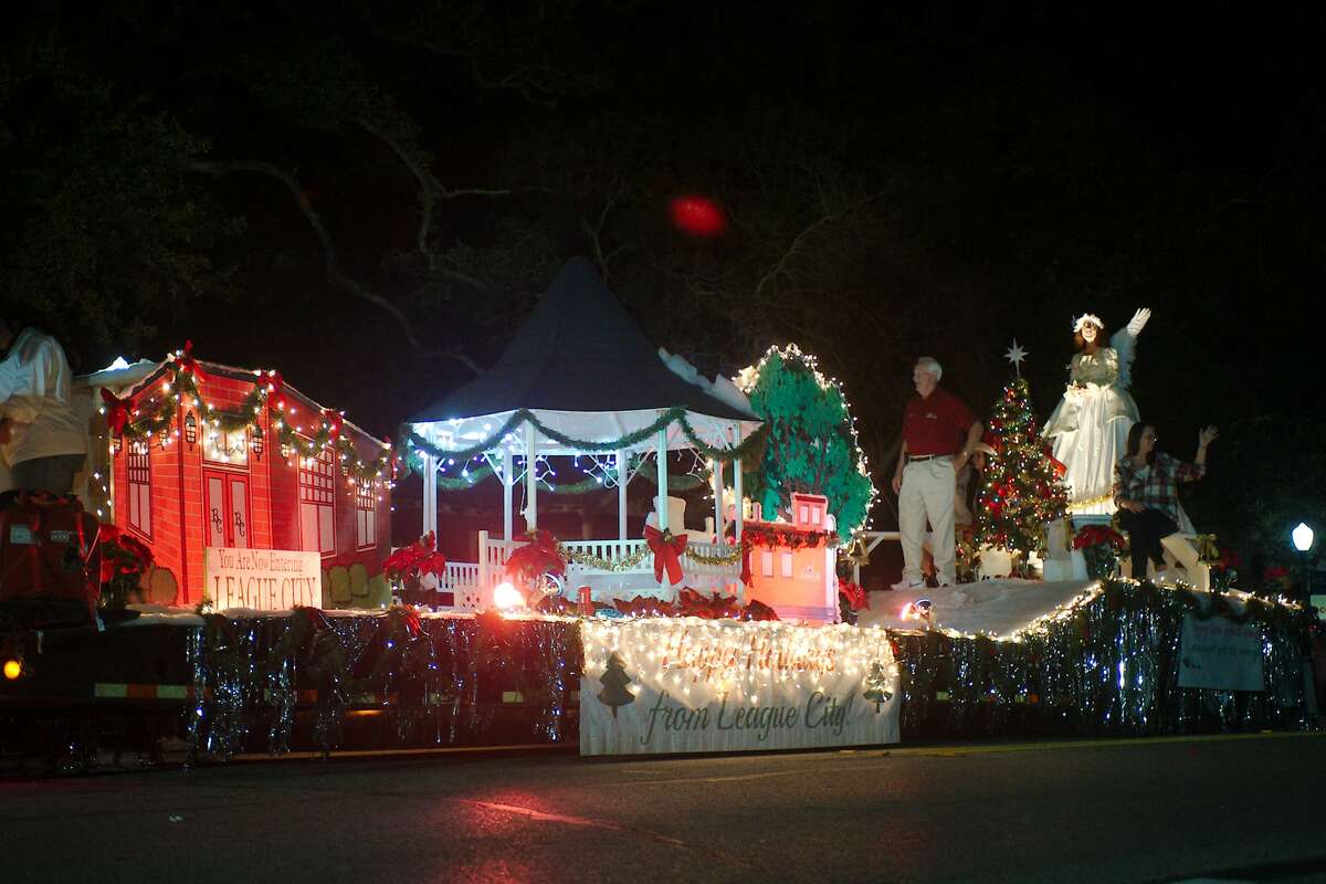 The City of League City float was a fan favorite in the League City Holiday in the Park Grand Night Parade Saturday, Dec. 4, 2021.