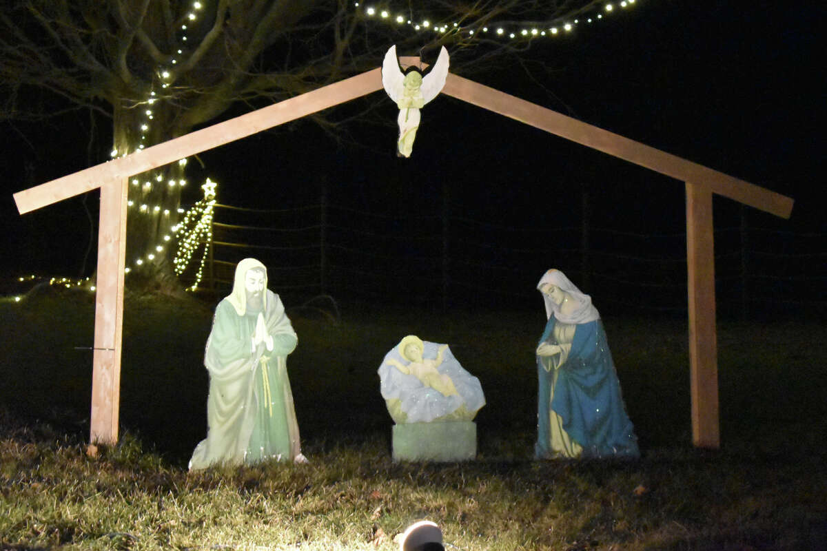 In Pictures: A magical "Winter Wonderland" themed drive-thru Christmas light display at Action Wildlife in Goshen, CT to benefit St. John Paul the Great Academy.