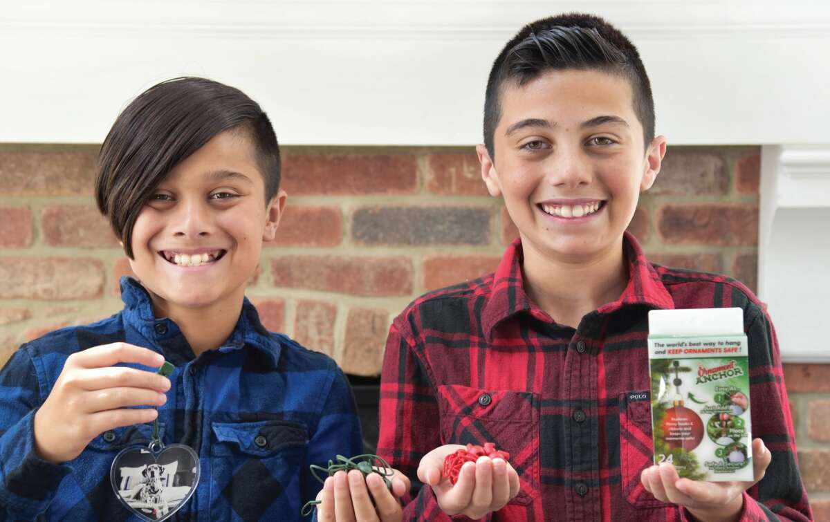 Ayaan and Mickey Naqvi of Shelton will pitch their new product "Ornament Anchor"on the Dec. 10 episode of "Shark Tank."