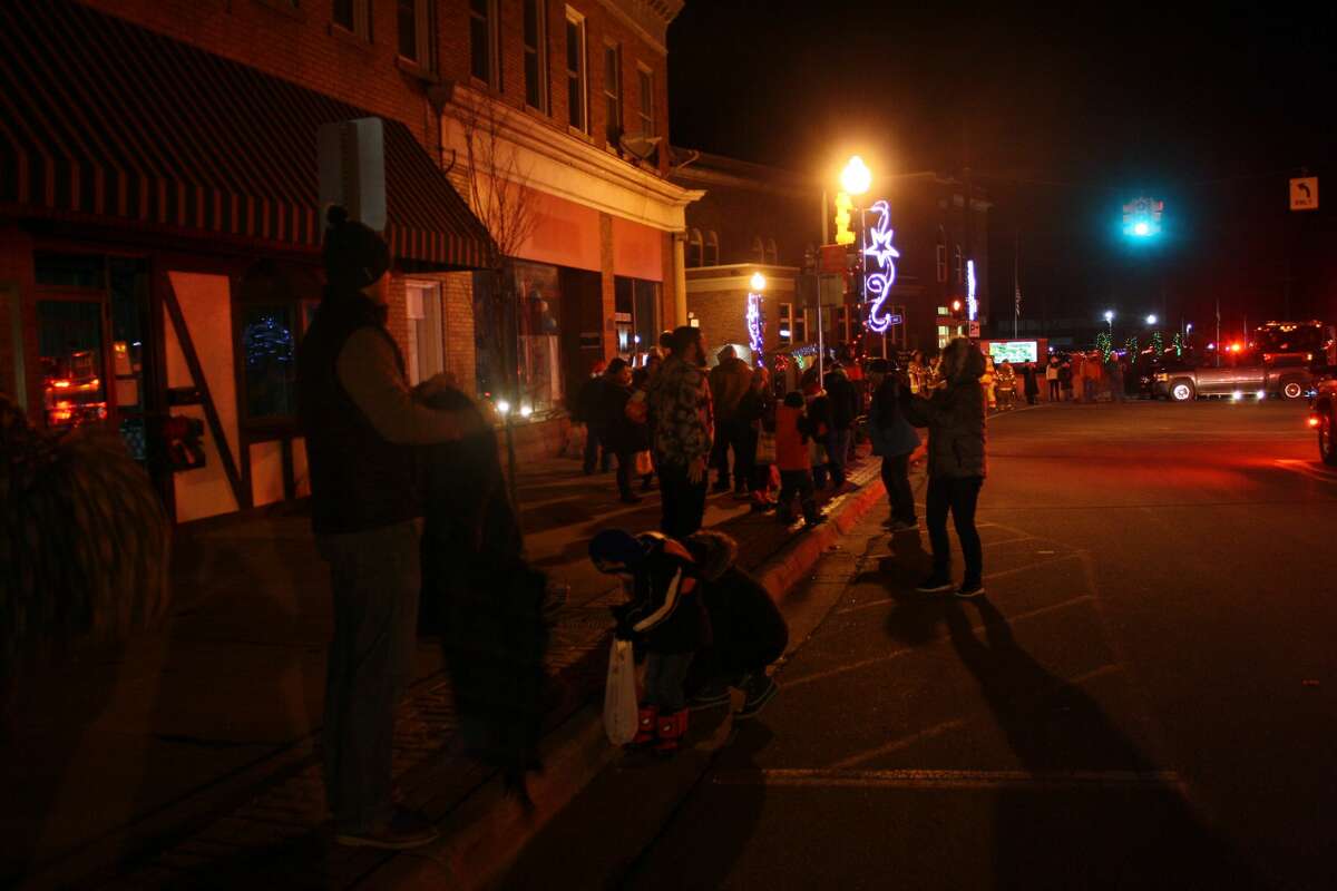 Harbor Beach Christmas Parade give out holiday cheer