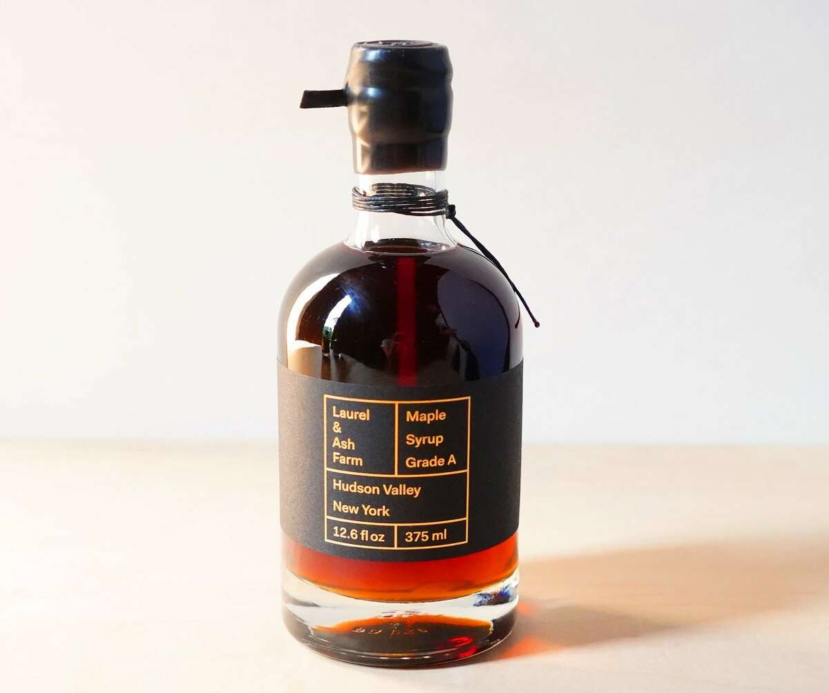 The beautiful bottling of Laurel & Ash maple syrup, sold at Ravenwood, is almost too pretty to break open at breakfast.