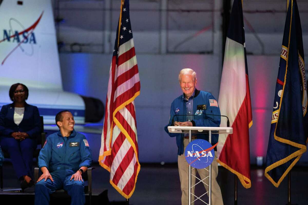 NASA administrator Bill Nelson speaks during the presentation of the new astronaut recruits, Monday, Dec. 6, 2021, in Houston.