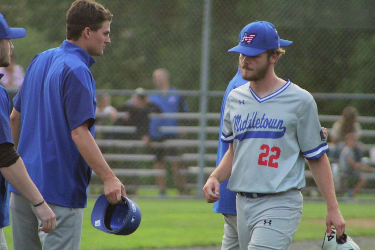 Dan Botti, left, has managed Middletown Post 75’s 19U summer and fall teams the past few years. He was hired in November as the new baseball coach at Middletown High.