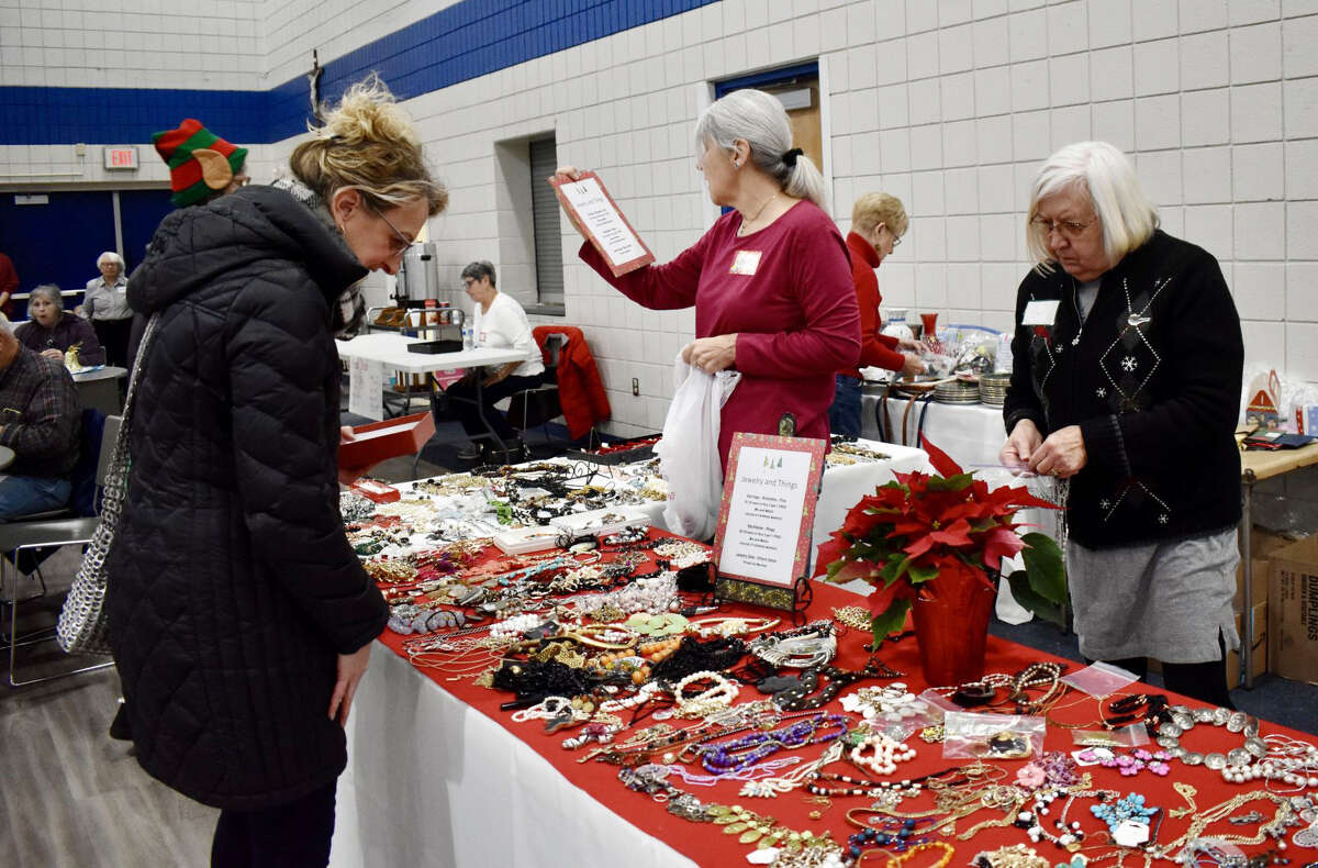 The St. Mary Parish Center hosted its annual Christmas Bazaar over the weekend, which featured hot food, a dessert raffle table, and a raffle of many unique gift baskets. 