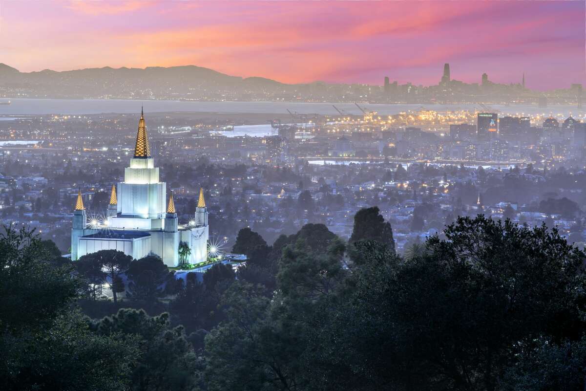 The Oakland California Temple, the 13th dedicated temple of the Church of Jesus Christ of Latter-day Saints.