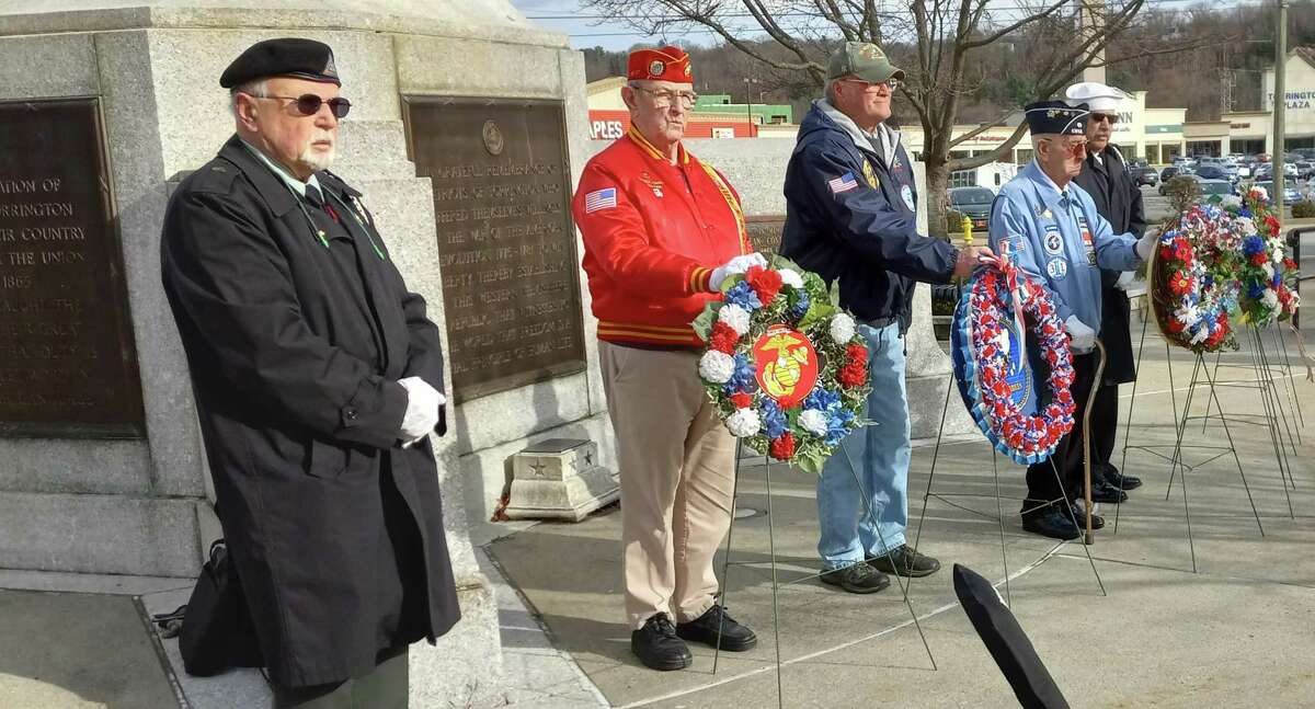 Torrington held its annual Pearl Harbor Day ceremony Tuesday at the war memorial at Coe Memorial Park, marking the 80th year since the Japanese attacked the military base in Pearl Harbor in Hawaii on Dec. 7, 1941.