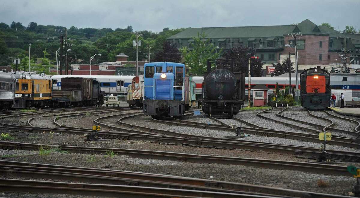 The Danbury rail yard during the Danbury Rail Museum's 11th annual Danbury Railway Days on Saturday, August 5, 2017, in Danbury Conn. A study proposes reopening the historic station where the museum operates to create a faster train ride to New York City.