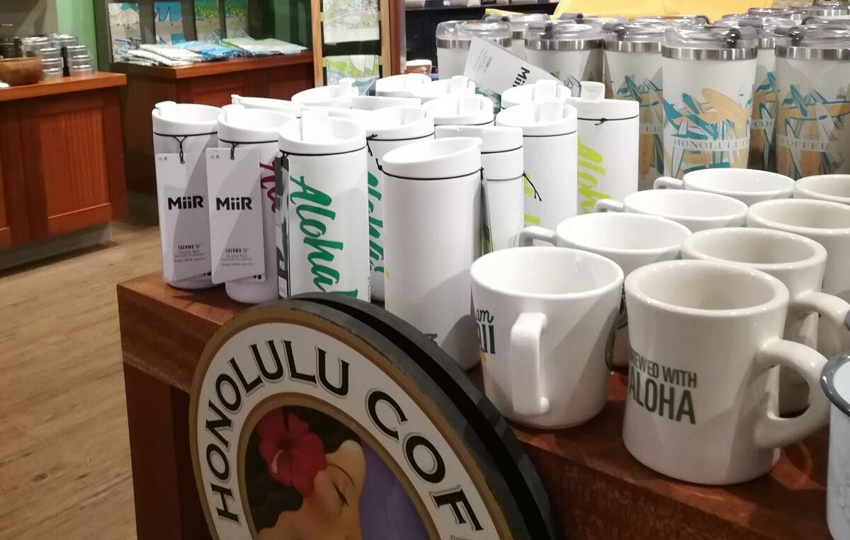 Gift items from Honolulu Coffee in Hawaii