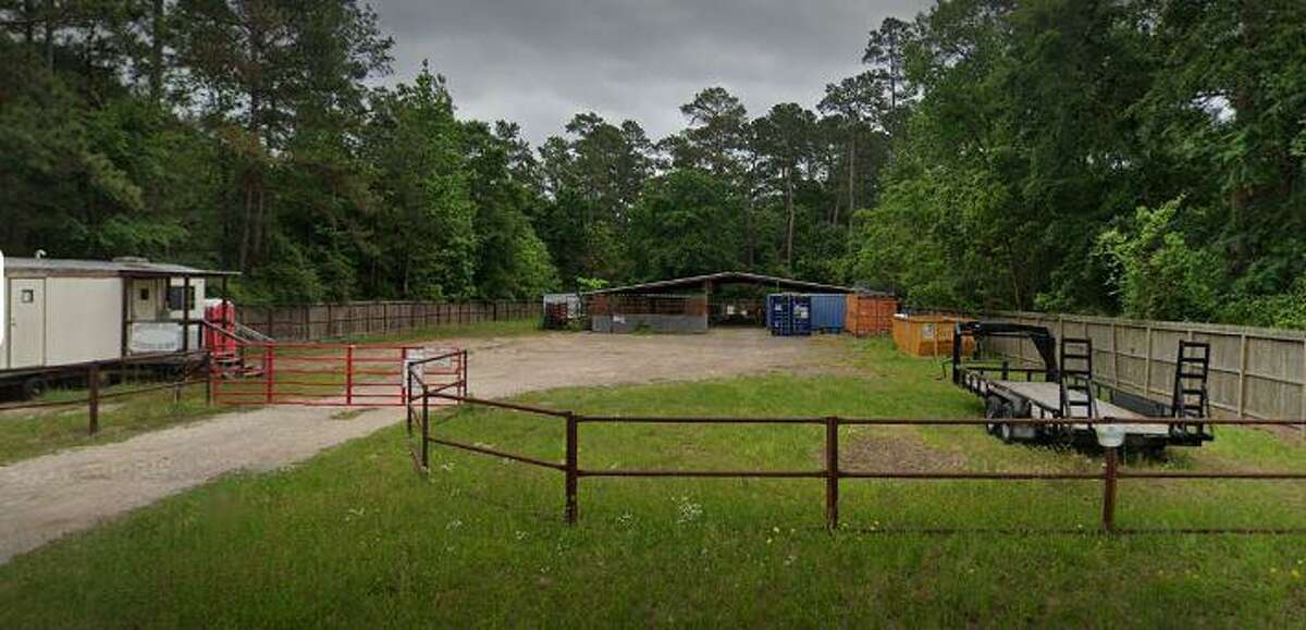 Montgomery County Sheriff's livestock facility in Magnolia is seen here.