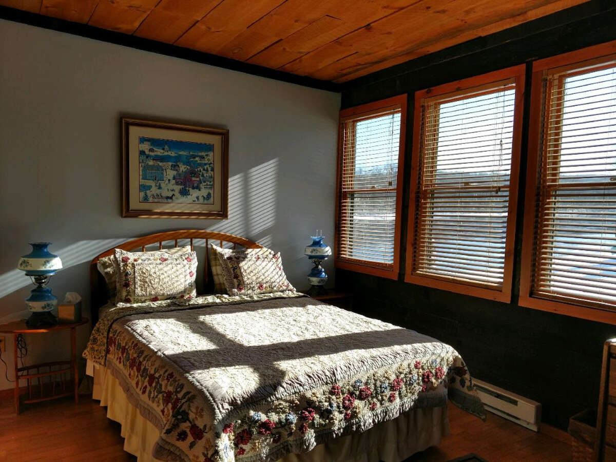 A bedroom at The River House in Schuylerville. 