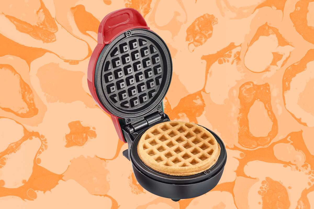 The Bella Mini Waffle Maker ($6.48) from Best Buy. 