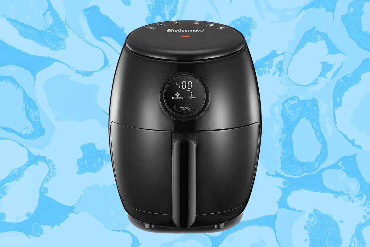 The Elite Gourmet programmable air fryer ($31.30) from Amazon.