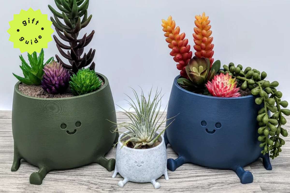 Happy Pot Smiling Planter, Starting at $14.99 at Etsy