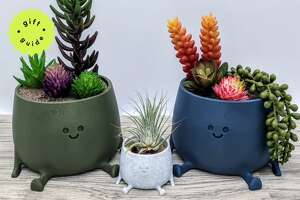 Happy Pot Smiling Planter , Starting at $14.99 at Etsy