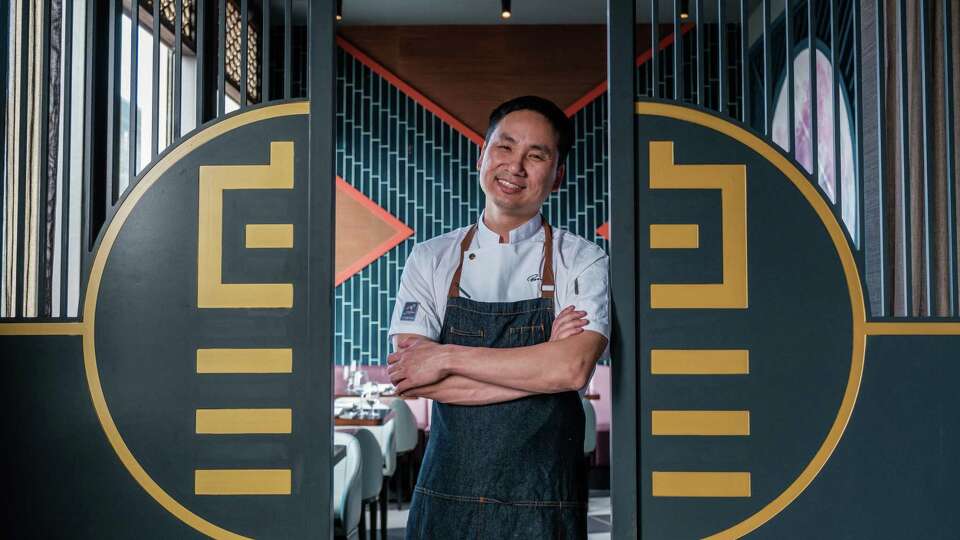 Chef Ho Chee Boon poses for a photograph at Empress by Boon in San Francisco on Friday, June 4, 2021. Empress by Boon is set to open June 18 with a modern Cantonese tasting menu. The restaurant takes over the top floor of the legendary Empress of China space on Grant Avenue,