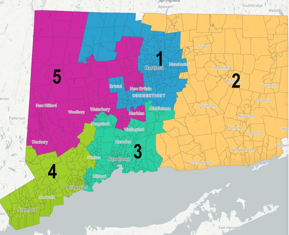 CT's contorted congressional map to get tweaks, not overhaul - Vimarsana News
