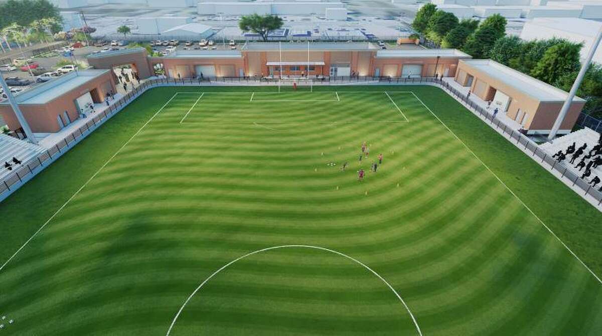 The new Charles Street Stadium rendering in which the district anticipates a Spring 2022 opening.