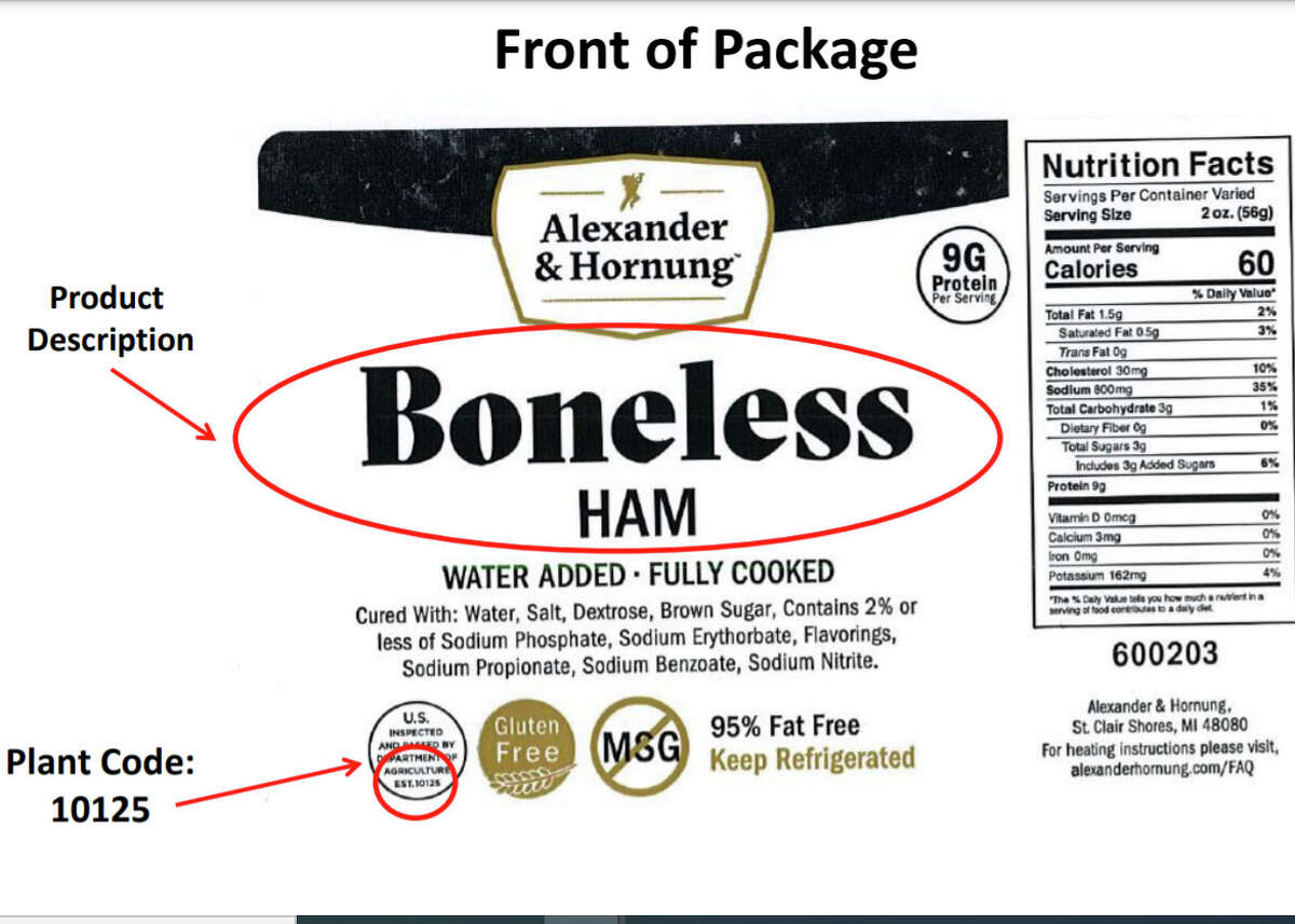 The USDA and Alexander & Hornung are recalling 17 products from stores around the country.