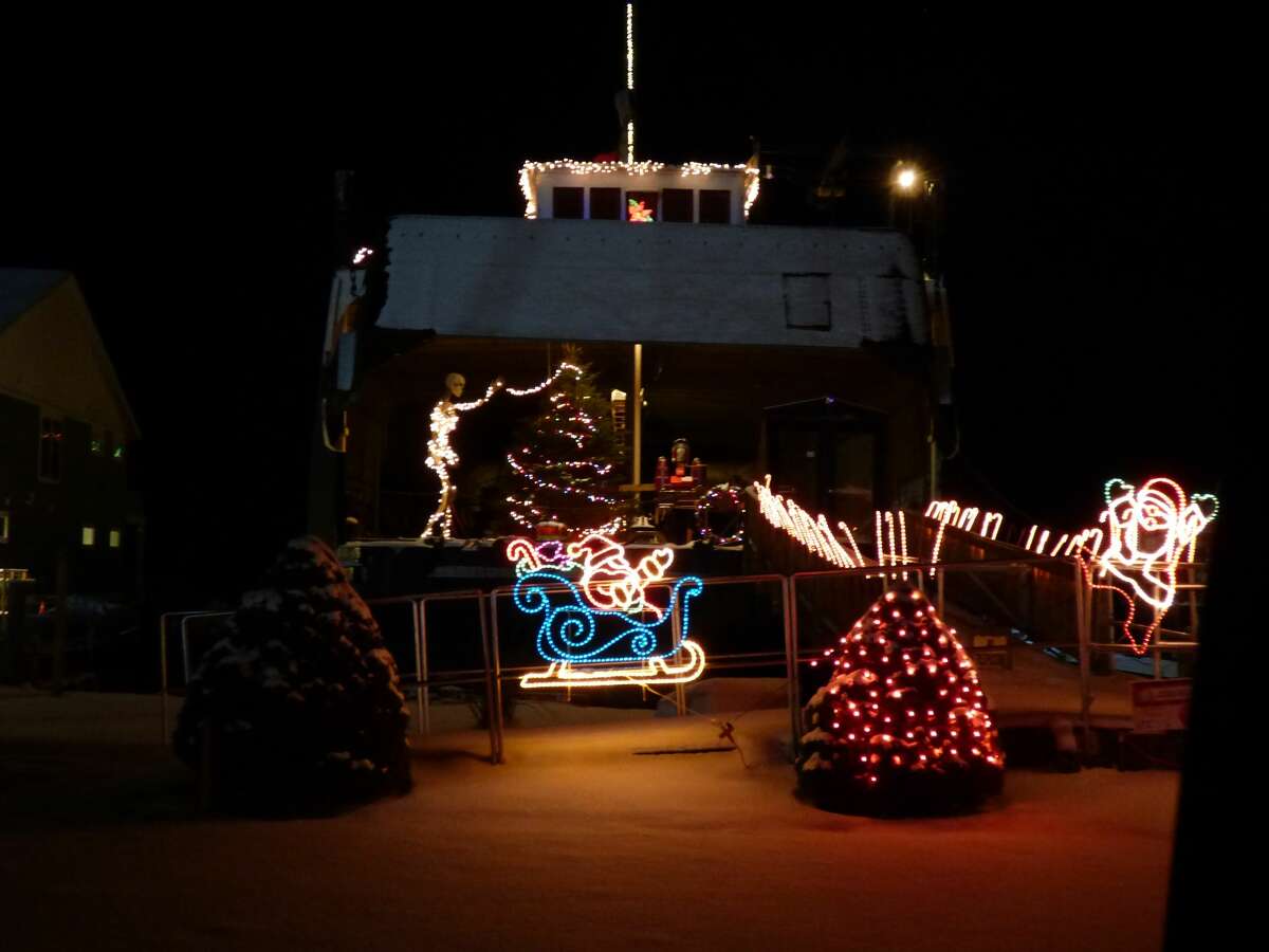 The SS City of Milwaukee is decorated to the nines for Christmas. Located at 99 Arthur St., nonprofit is a stop on the Manistee County Community Christmas map.