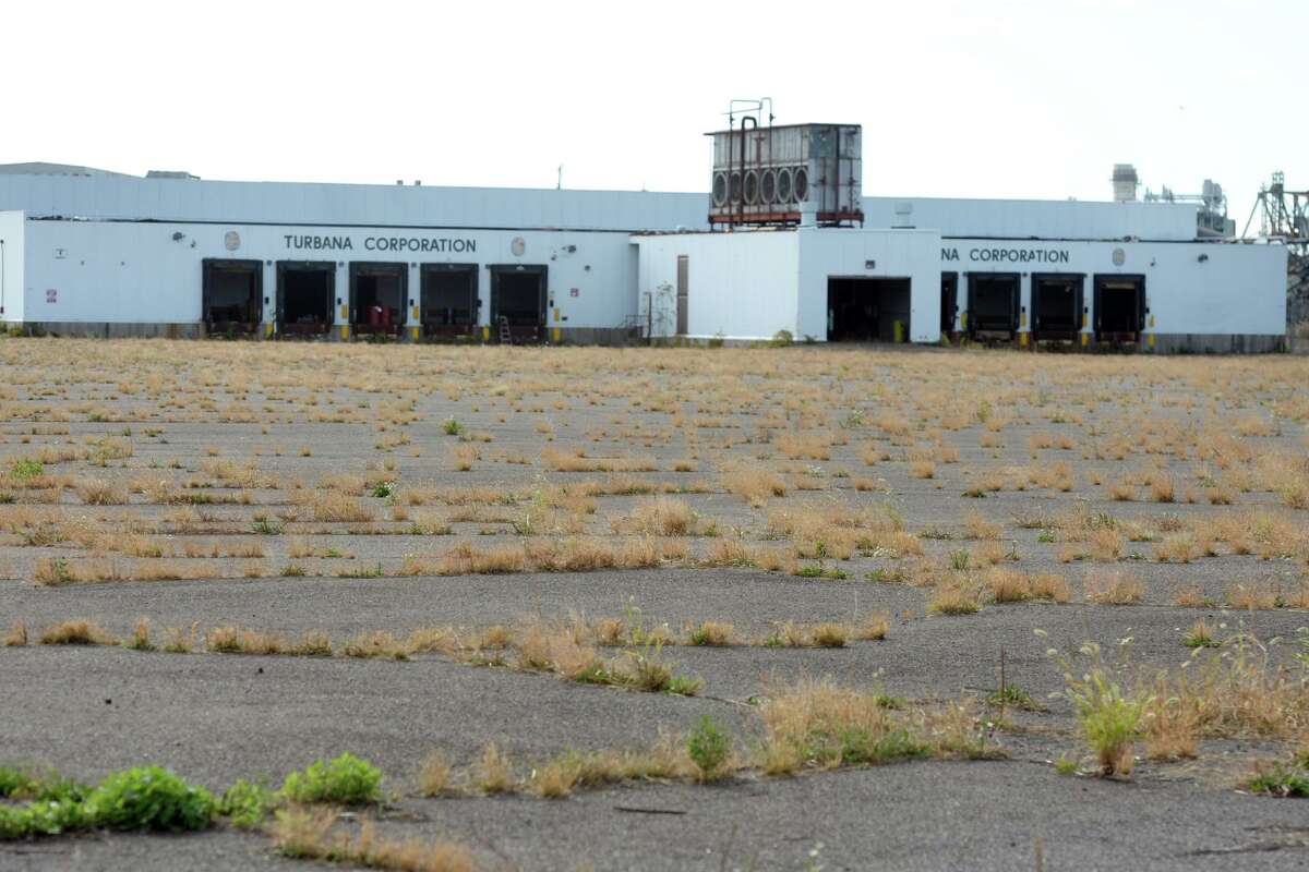 The former Turbana Corporation property on Seaview Ave., in Bridgeport, Conn. Oct. 10, 2019. Massachusetts-based Vineyard Wind is looking at the property on Bridgeport Harbor as the location for their Park City Wind facility.
