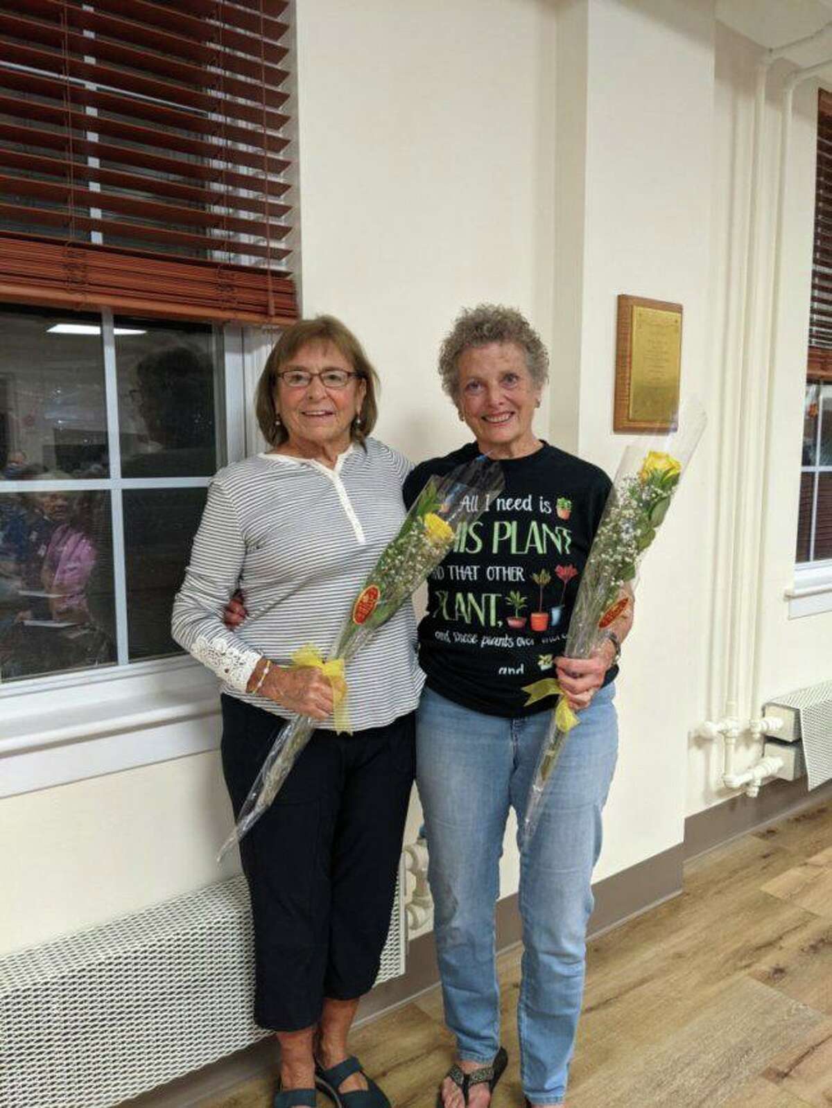 The North Haven Garden Club welcomed two new members before the start of its October program: Wini Colleran and Betty Ann Rider. Both said they are ready to join in and help with many of the activities the club has planned for the upcoming year.