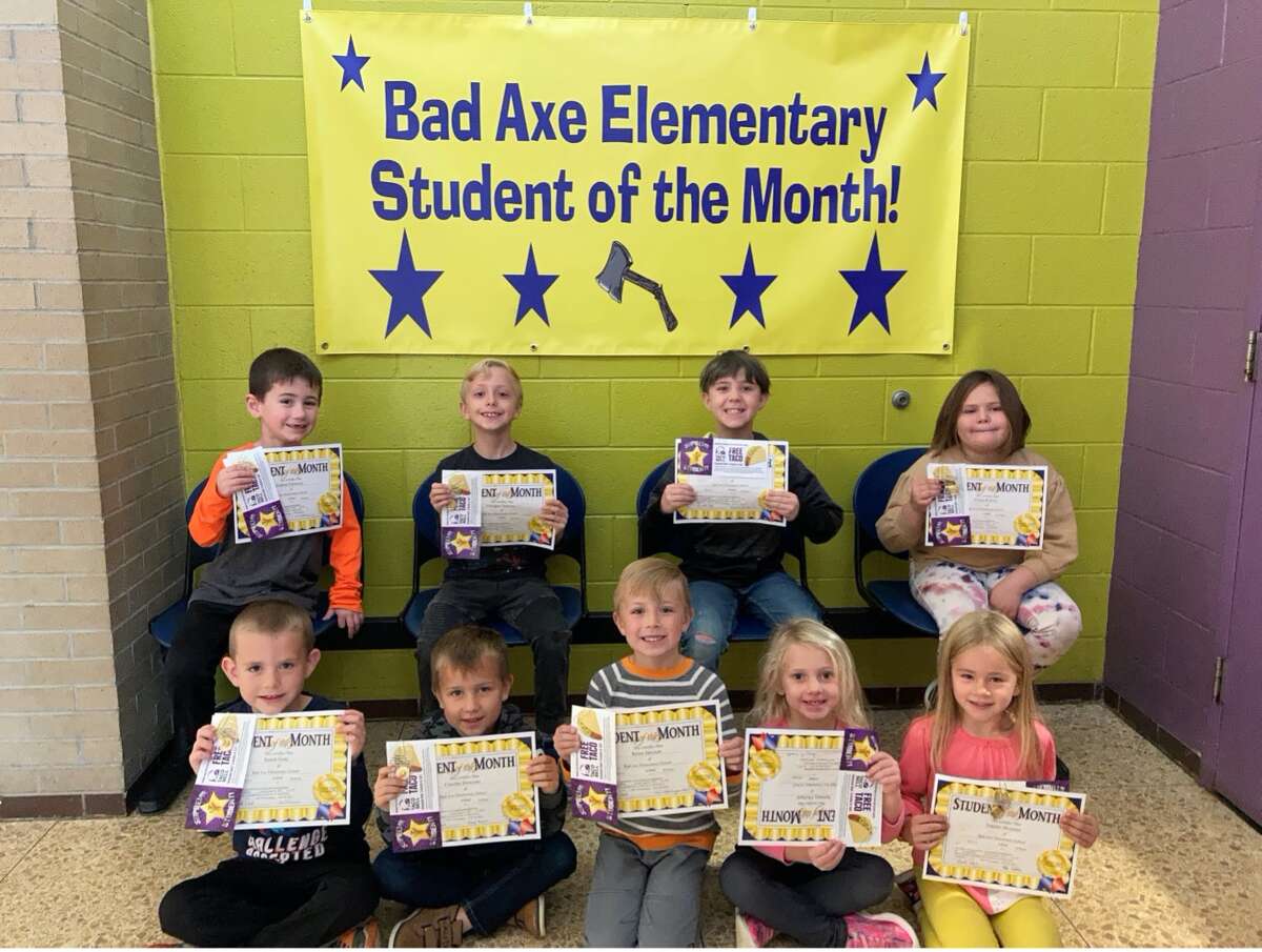 Bad Axe schools announce November Citizens of the Month