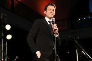 John Mulaney speaks onstage during The American Museum of Natural History's 2019 Museum Gala at American Museum of Natural History on November 21, 2019 in New York City. 