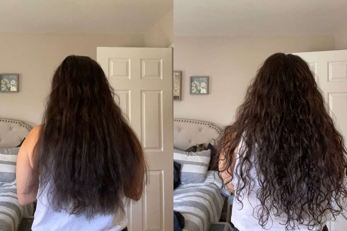 Before and After Olaplex: This is what my natural hair looks like before and after using Olaplex No. 3 - No. 5 products for one month. 