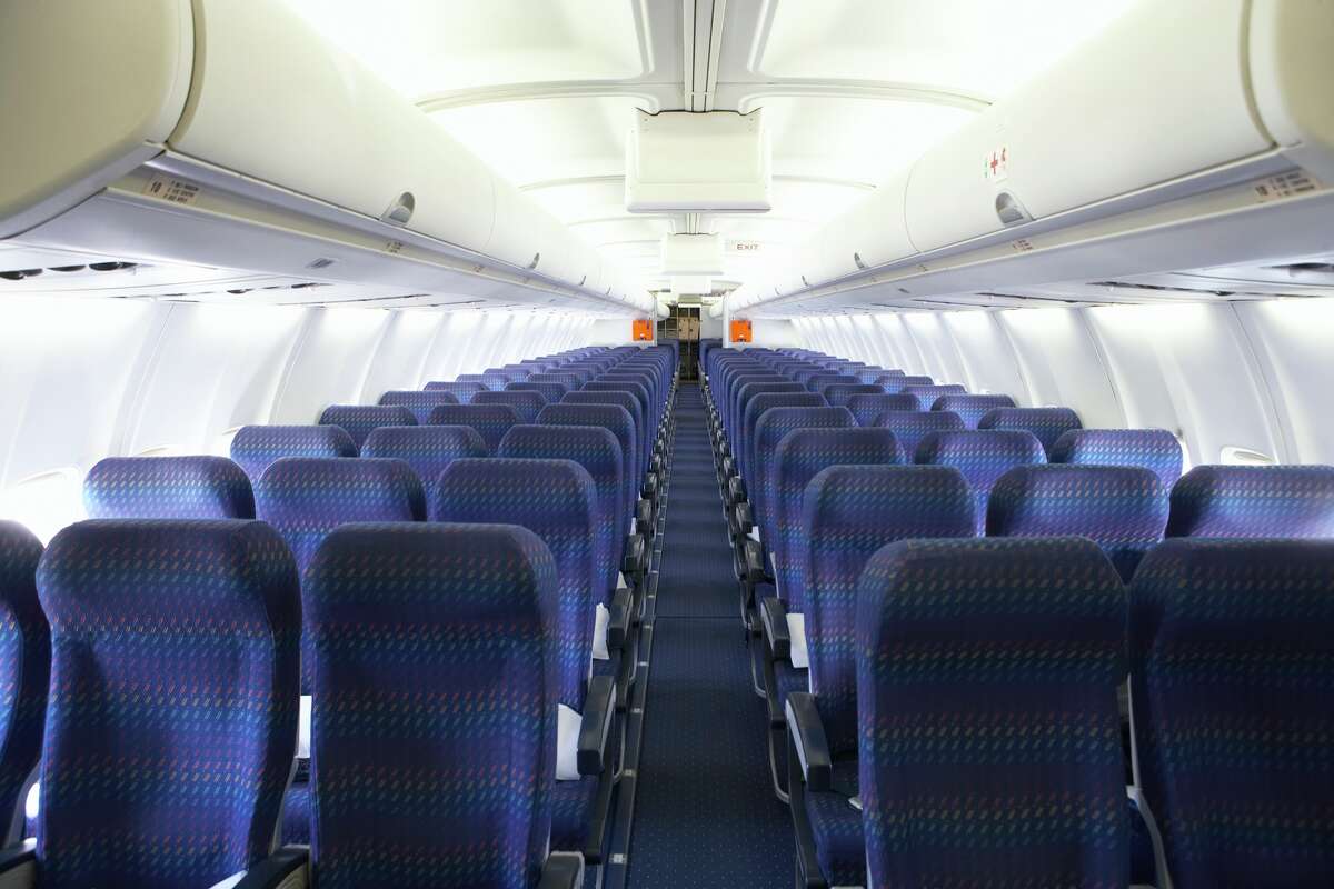 The emptiest and happiest airplane you will ever see.