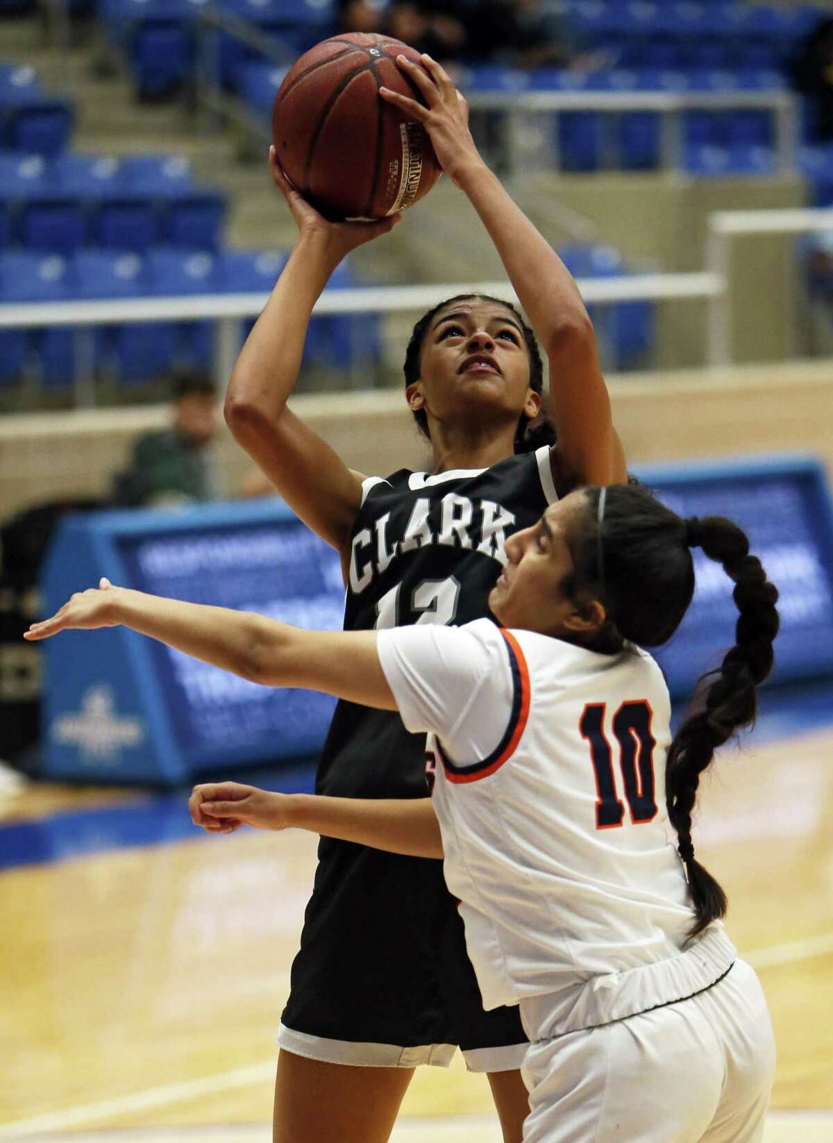 Clark center Arianna Roberson recorded three straight double-doubles, including 22 points and 12 rebounds in a win against Brandeis.