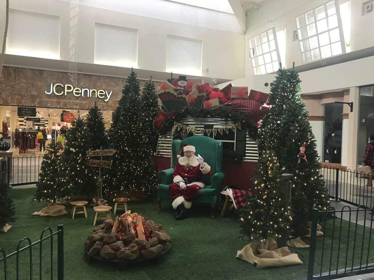 Willowbrook Mall. The mall has been decorated for Christmas and offering photos with Santa Claus to visitors.