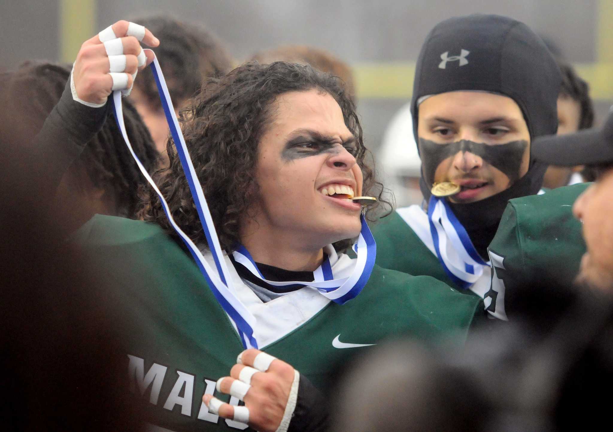 Maloney football wins first state title, tops Windsor behind Boganski’s