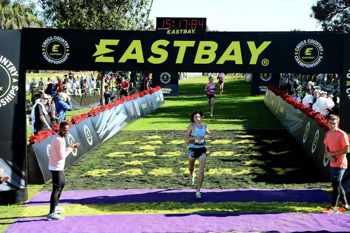 Gavin Sherry of Conard finishes third at the Eastbay Cross Country National Championship in San Diego, Calif. on Saturday.