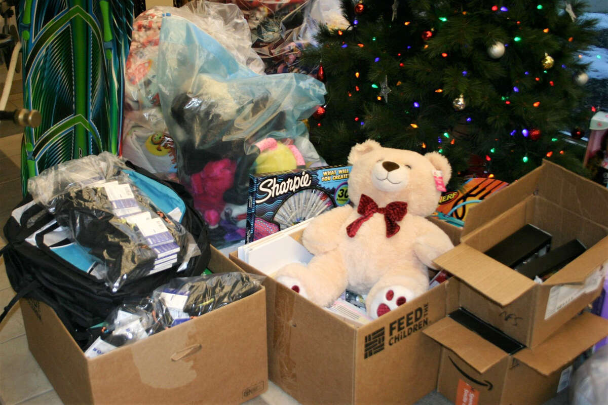 Residents stopped by the Big Rapids Department of Public Safety in 2021 to donate toys as part of the department's annual Season of Giving Gift Drive. This year's event is scheduled for Dec. 10.