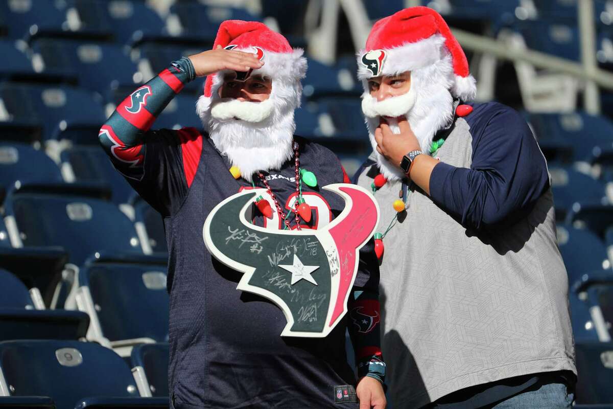 A dreary season hasn't brought too much holiday cheer for Texans fans as NRG Stadium's seats have visible patches of empty seats this season.