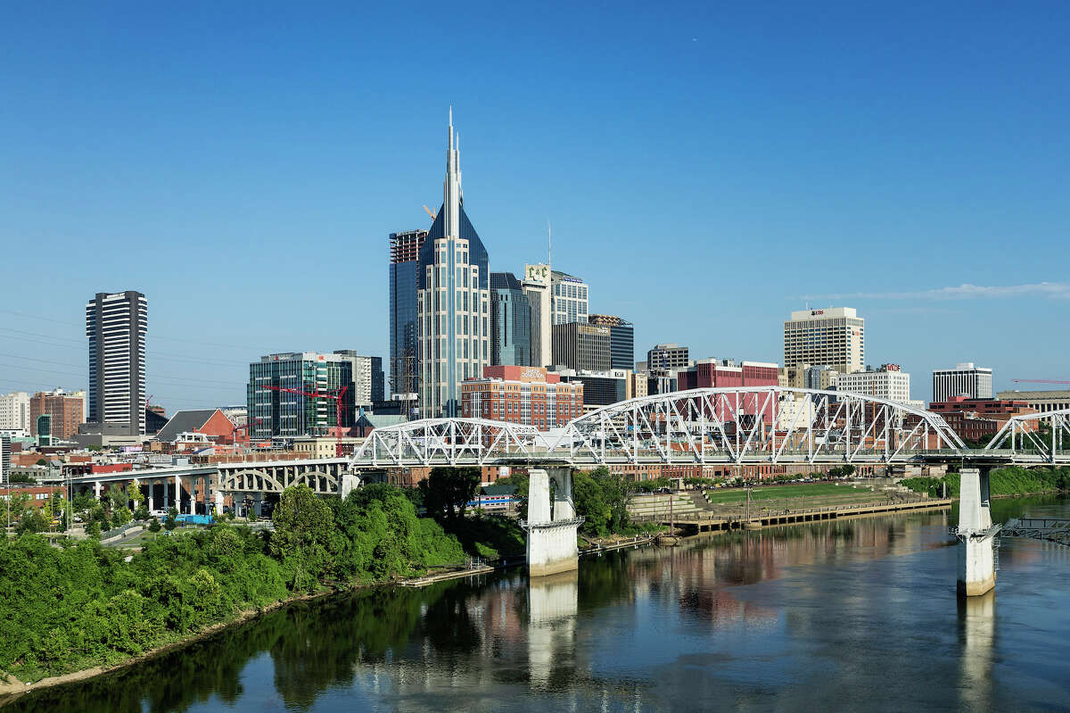 The Nashville city skyline.