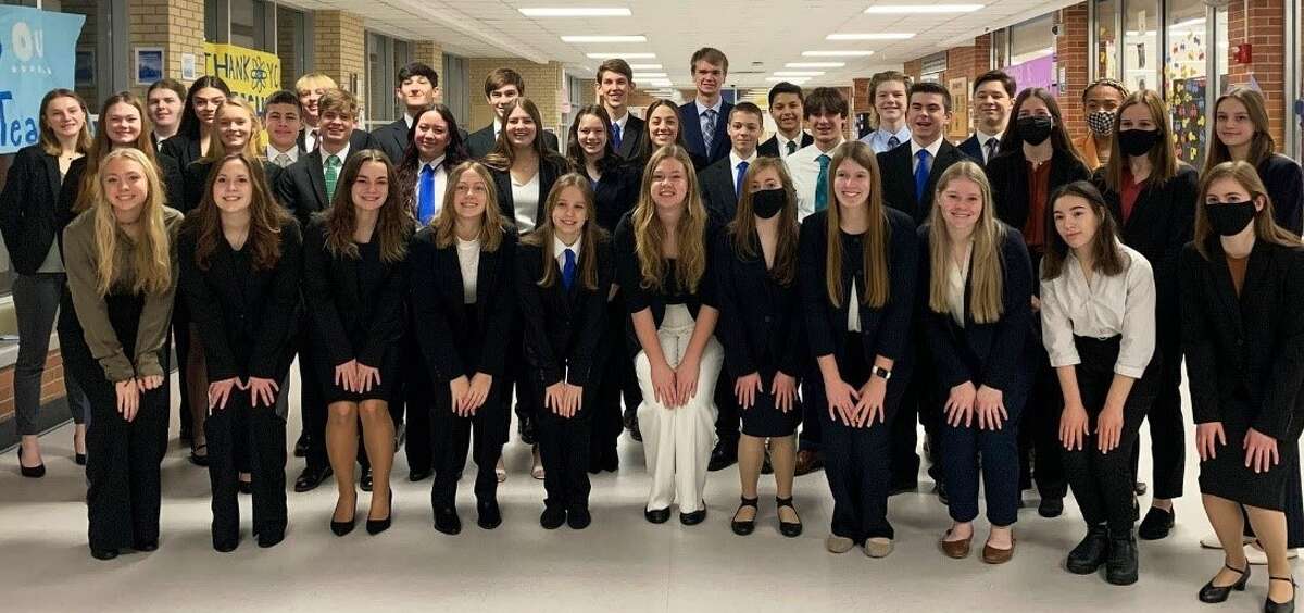 Many members of the Midland High Chapter of Business Professionals of America excelled at a recent conference.