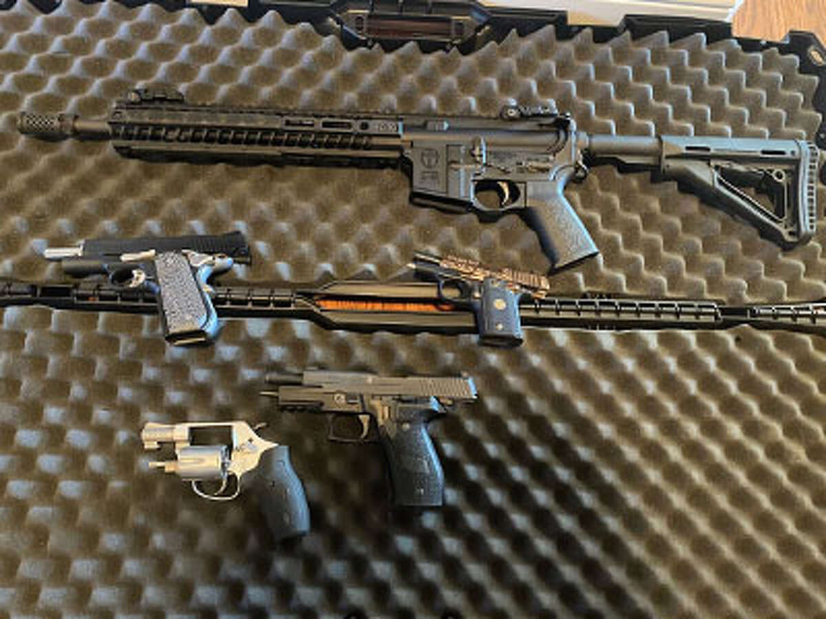 Handguns and an illegal assault rifle were discovered during the operation, San Jose police said.