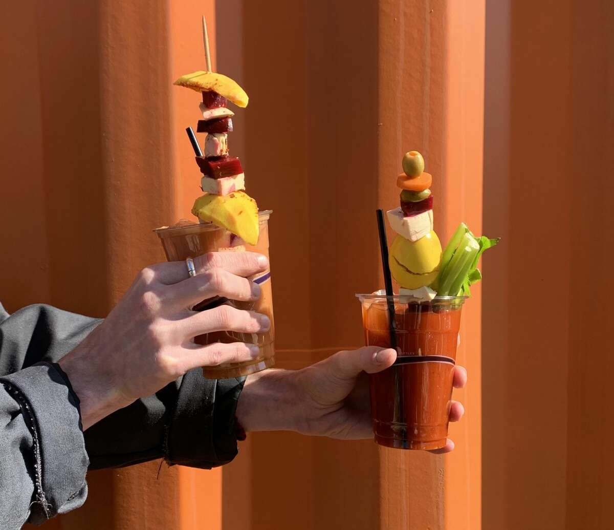 You could order these tangy and spicy Thai and Kimchi Bloody Mary's at Hello Paradise.