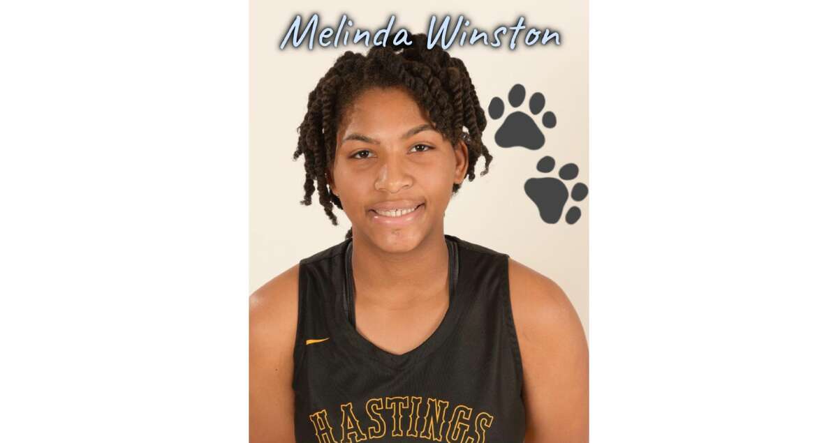 Hastings freshman Melinda Winston was voted District 23-6A Newcomer of the Year after averaging 15.2 points, 9.5 rebounds, 3.2 steals and 2.6 blocks.