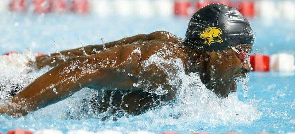 Yale medical student Philip Adejumo, who will be swimming at the World Championships in Abu Dhabi.