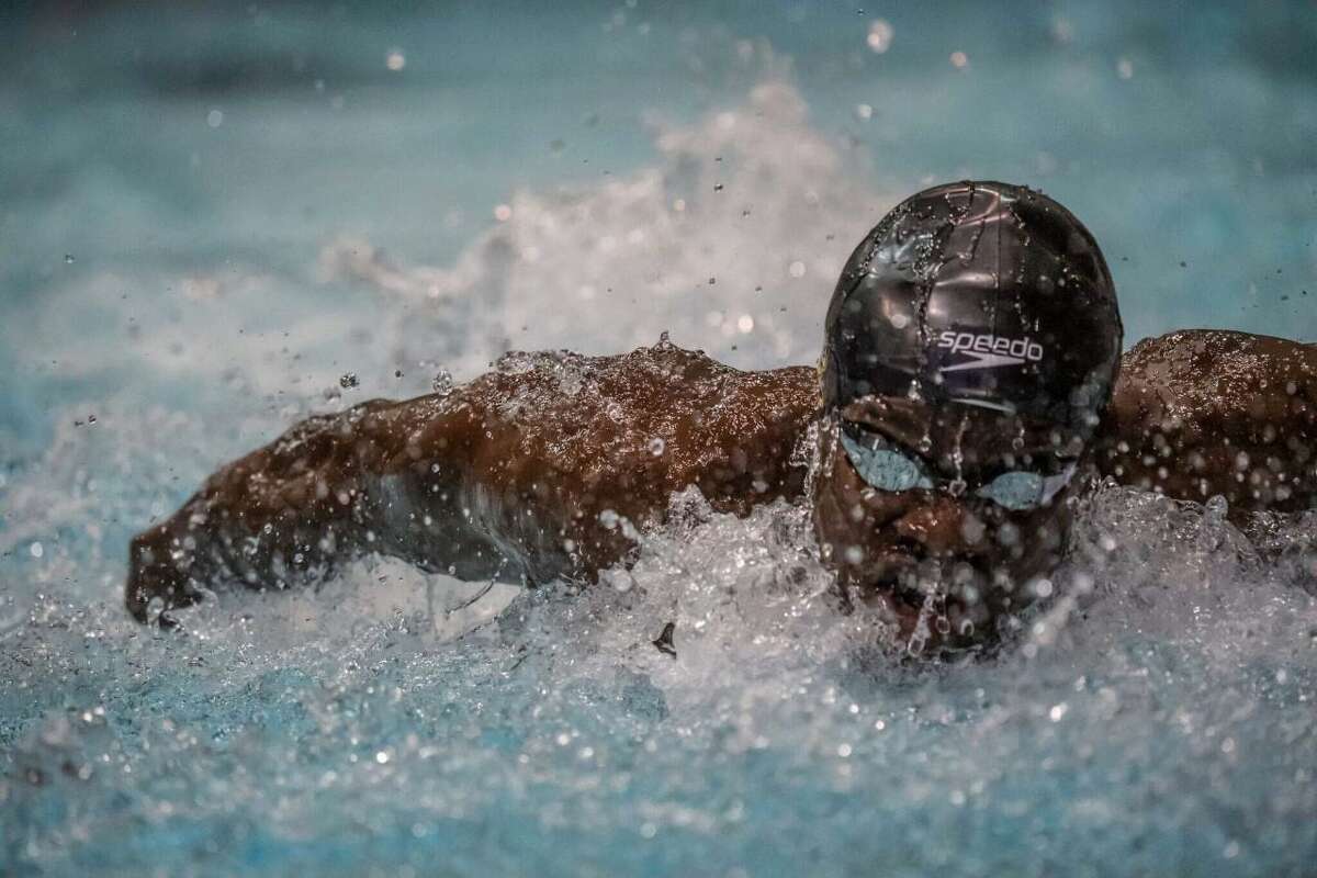 Yale medical student Philip Adejumo, who will be swimming at the World Championships in Abu Dhabi.