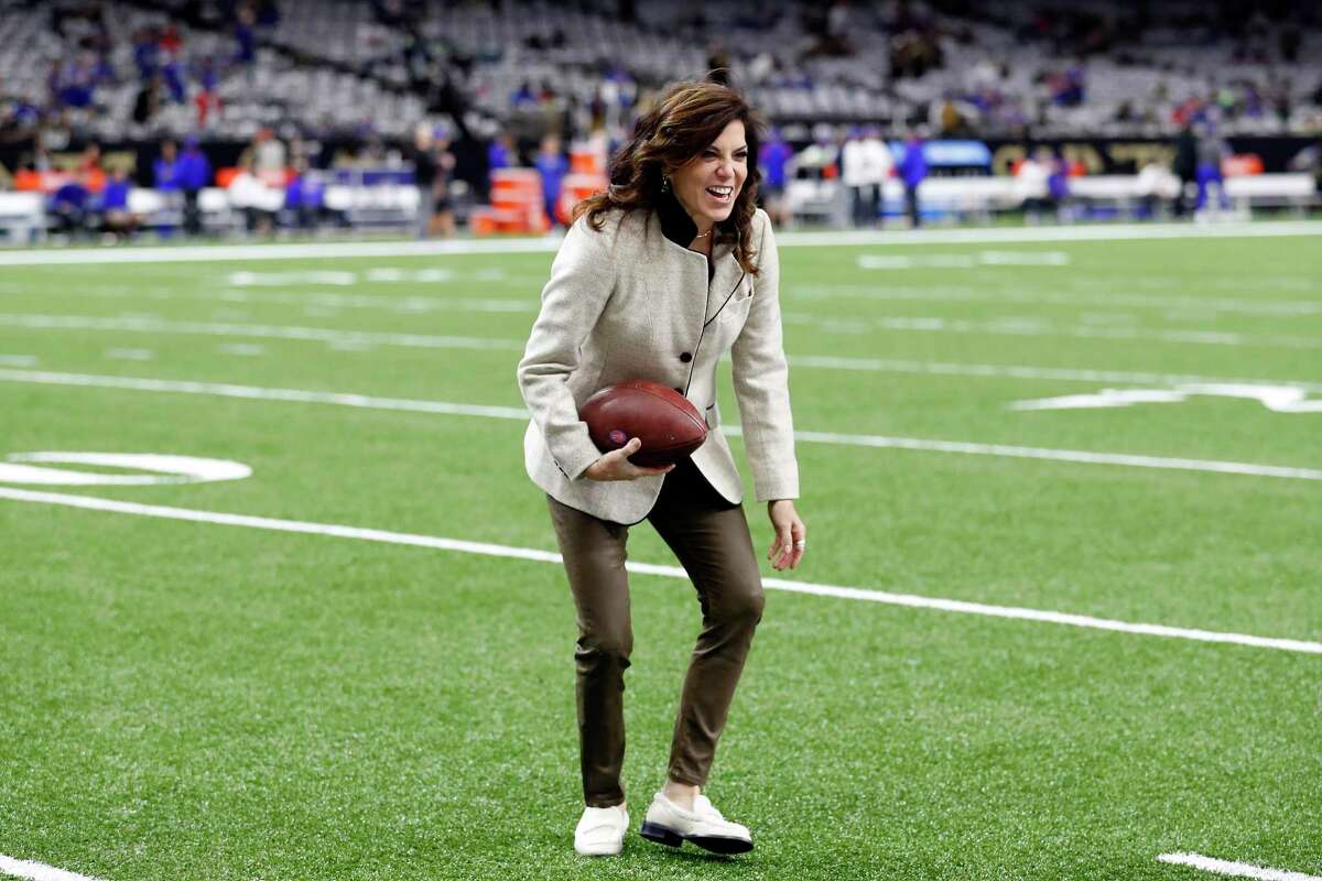 ABC Monday Night Football's sideline reporter Michele Tafoya does